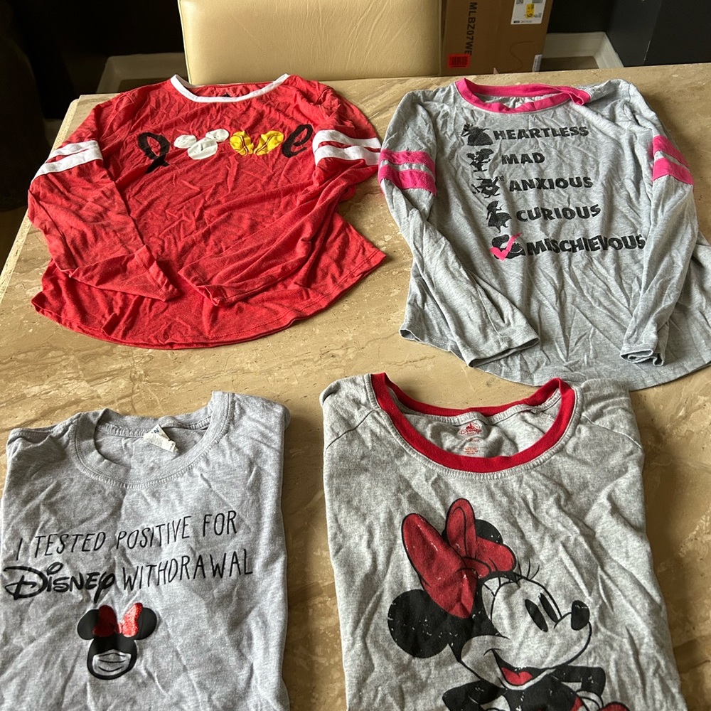 Womens medium Disney shirt bundle